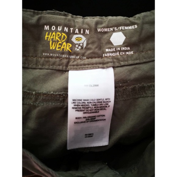 Mountain Hard‎ Wear Zip-Fly light green Capri Pants Women’s Size 12 36X22 - Picture 8 of 9